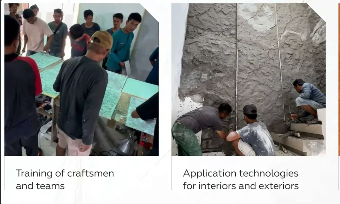 TEXTURA Academy training centre — preparing decorative finishing craftsmen
